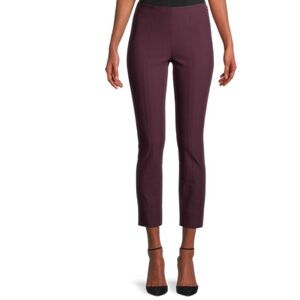 Vince Purple Stretch Side Zip Career Pants
